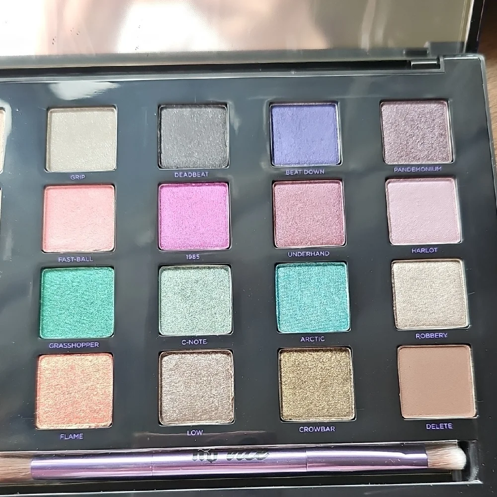NIB Urban Decay Vice Eyeshadow Palette 4 with Cosmetic Bag & Brush Discontinued